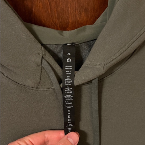 lululemon athletica Grey Sage City Sweat Pullover Hoodie Size XL - Picture 3 of 3